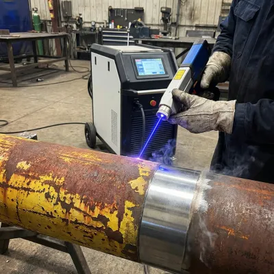 portable hand held laser cleaning machine